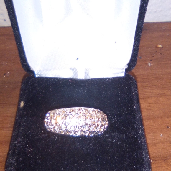 NWTS CZ STERLING SILVER BLING  RING - Picture 2 of 5